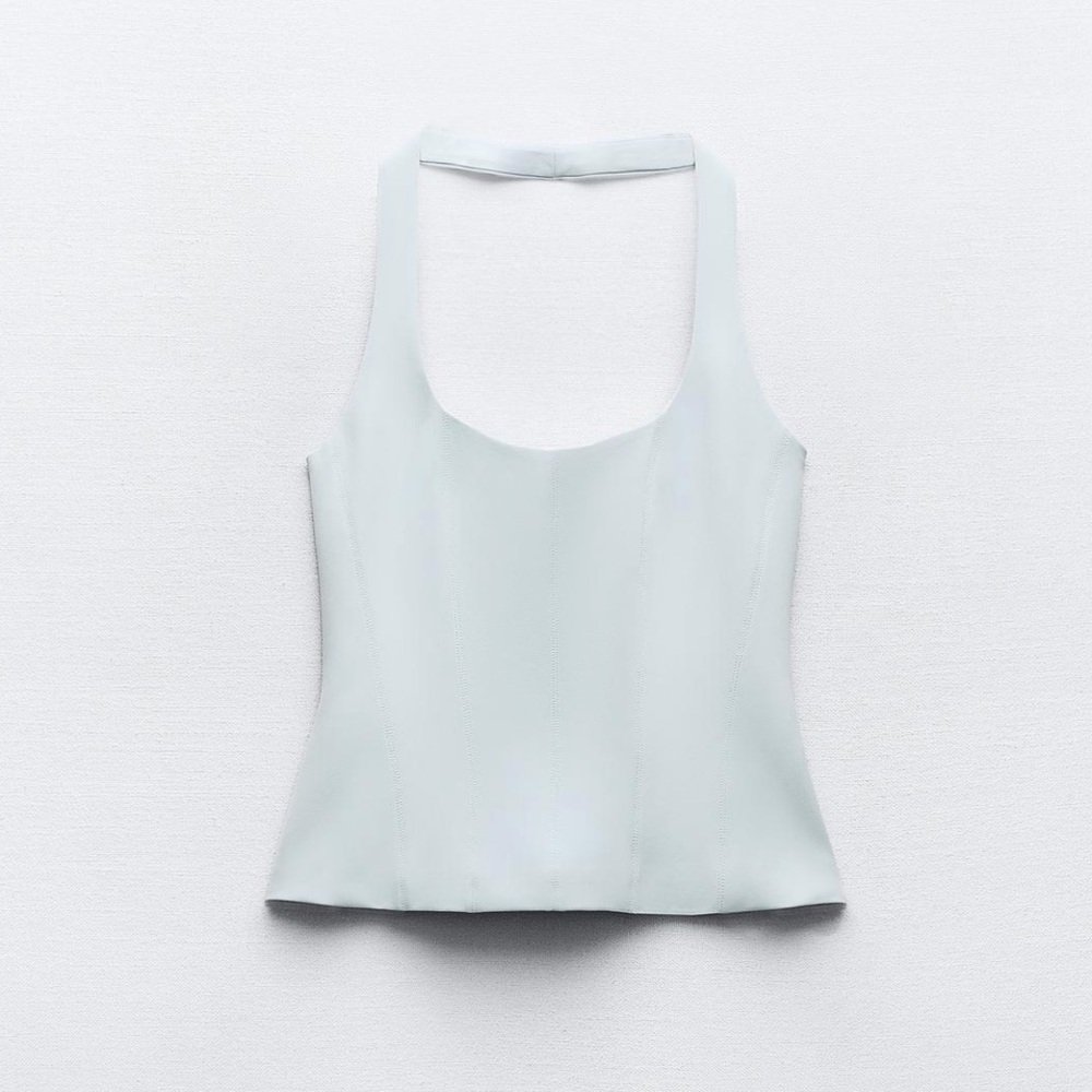 Zara Fitted Halter Top - NWT